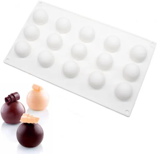Miniatura 18 de Molde de silicona para postres, molde de silicona para pastel para hornear fondant, molde con forma de fruta, azúcar, dulces, gelatina, utensilios