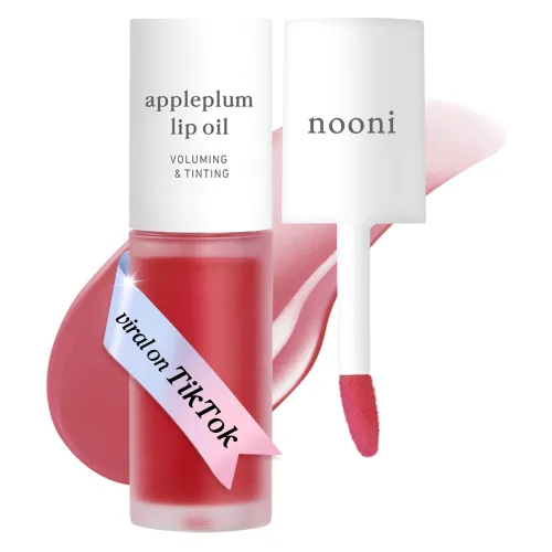 Miniatura 16 de NOONI Aceite de labios coreano - Appleberry Larga duración, hidratante, voluminizador, revitalizante para labios secos, resistente al agua, no se