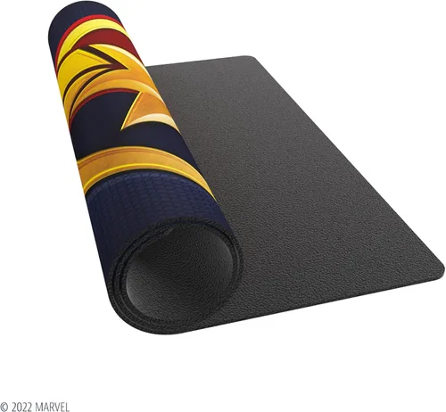 Miniatura 6 de Gamegenic Alfombra de juego – Playmat: Marvel Champions: Captain Marvel – Smooth & Tough – Compatible con Magic The Gathering Commander Deck, cartas