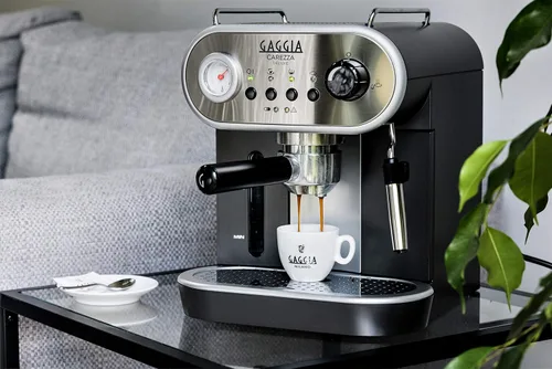 Miniatura 5 de Gaggia Carezza De Luxe - Máquina de café expreso, 47 onzas, color plateado