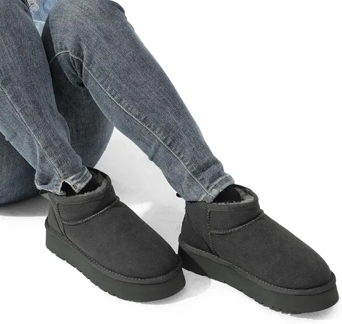 Miniatura 7 de DREAM PAIRS Botas de nieve para mujer, botas de invierno con plataforma y forro de piel sintética