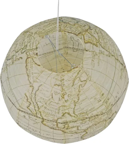 Miniatura 5 de Beistle Bon Voyage Around The World - Decoraciones de fiesta con temática de viaje, 3 linternas de papel colgantes