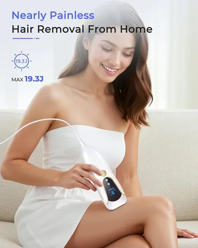 Miniatura 7 de Finequin Depilación Láser para Mujeres y Hombres, Dispositivo IPL Air 15 con Enfriamiento por Aire y Refrigeración por Hielo para Resultados Casi