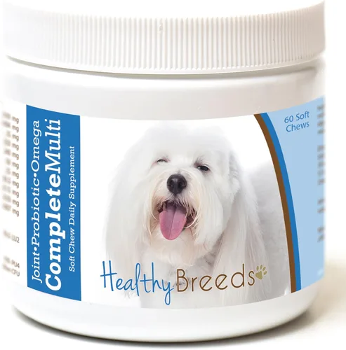 Miniatura 393 de Healthy Breeds Pug todo en uno multivitamínico suave masticable 60