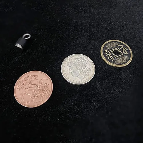 Miniatura 3 de SUMAG Magnético Scotch and Soda (Morgan Dollar and Queen Victoria Ancient Coin) Monedas Trucos de magia para magos Primer plano Ilusiones Trucos