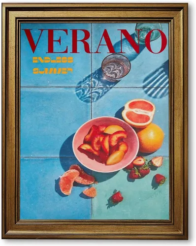 Miniatura 22 de Ripiyome Póster vintage de mujer en el sofá con Martini, lienzo victoriano y funky para pared, pintura al óleo estética de moda, impresión ecléctica