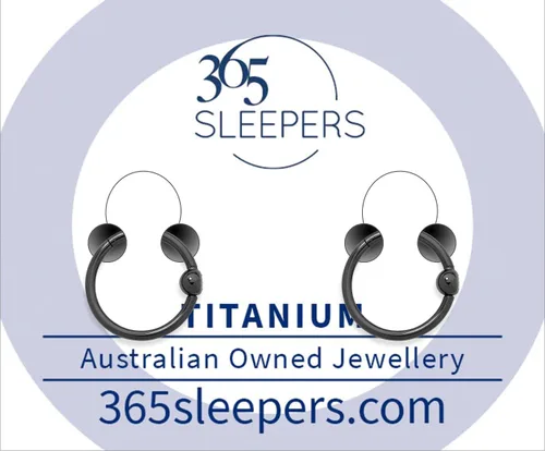 Miniatura 12 de 365 Sleepers Anillo de titanio de 18G de 0.236 a 0.394 pulgadas, con bisagras, segmento BCR, hélice, tragus, septum, nariz, labio, arete de aro