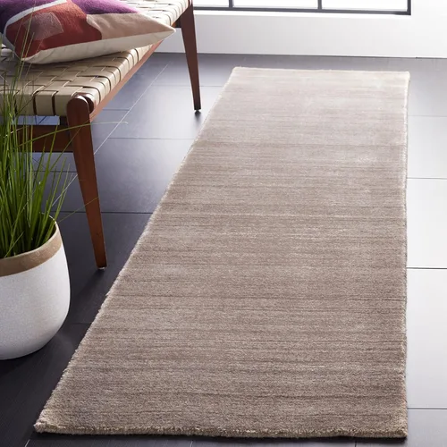 Miniatura 29 de SAFAVIEH Himalaya Collection - Alfombra decorativa, 3 x 5 pies, carbón, lana hecha a mano, ideal para zonas de alto tráfico en entrada, sala