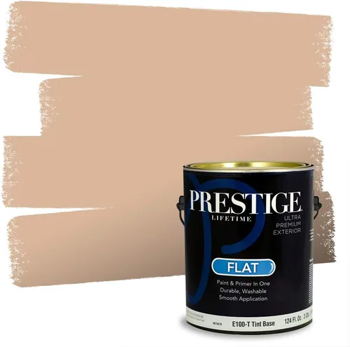 Miniatura 67 de PRESTIGE Pintura exterior e imprimación en uno, bronceado Aberdeen, plano, 1 galón