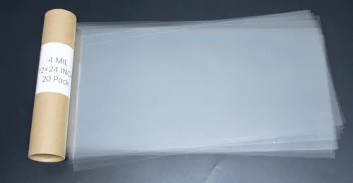 Miniatura 11 de 20 hojas de plantillas de Mylar en blanco de 4 mil, hojas de plástico transparente de 12 x 12 pulgadas para manualidades Cricut y máquina de corte