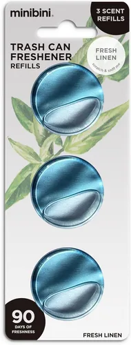 Miniatura 9 de Minibini Desodorante y Eliminador de Olores para Bote de Basura, Ambientador para Bote de Basura y Control de Olores Hasta 90 Días, Dispositivo Más