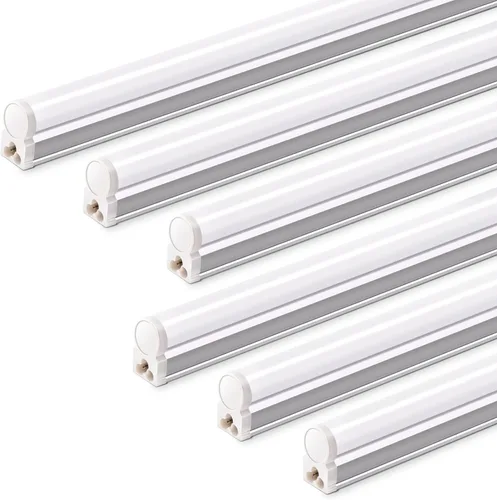 Barrina T5 - Luz LED para tienda de 4 pies, 2200 lm, luz blanca diurna de 5000 K, lámpara de utilidad de 20 W, luces de techo y debajo del gabinete