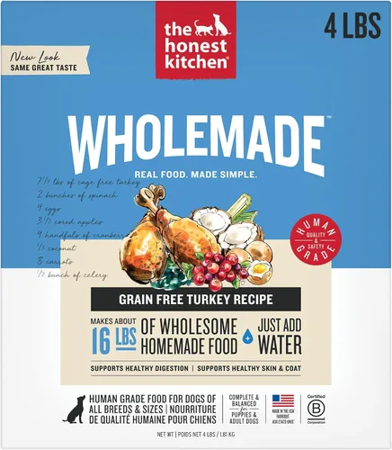 Miniatura 16 de The Honest Kitchen Human Grade Wholemade™ Comida deshidratada para perros sin granos de pollo grado humano - Comida completa y equilibrada