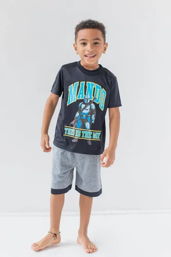 Miniatura 2 de STAR WARS The Mandalorian - Conjunto de 3 piezas camiseta sin mangas y pantalones cortos