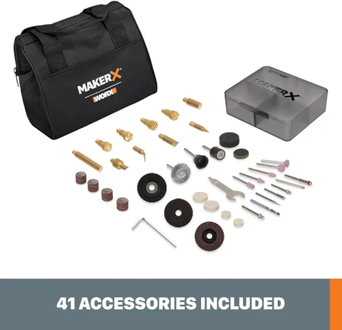 Miniatura 8 de Worx WX997L MAKERX Kit combinado de herramientas de manualidades de lujo