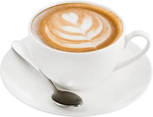 Miniatura 6 de Foraineam Tazas de café expreso con platillos y cucharas, juego de tazas de té blanco de 6 onzas, juego de taza de café de porcelana y platillo