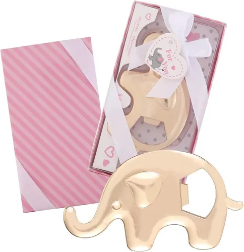 Miniatura 3 de Paquete de 15 abrebotellas para baby shower, abrebotellas con forma de elefante, regalos de baby shower, cumpleaños, despedida de soltera, regalo