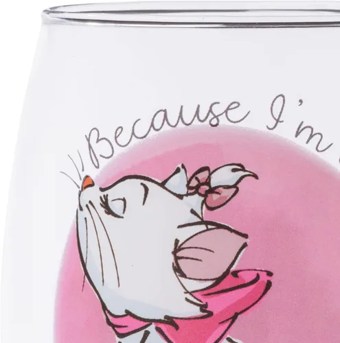 Miniatura 3 de Silver Buffalo Disney Classics Aristocrats - Copa de vino sin tallo, 20 onzas, multicolor, DIS4076FB