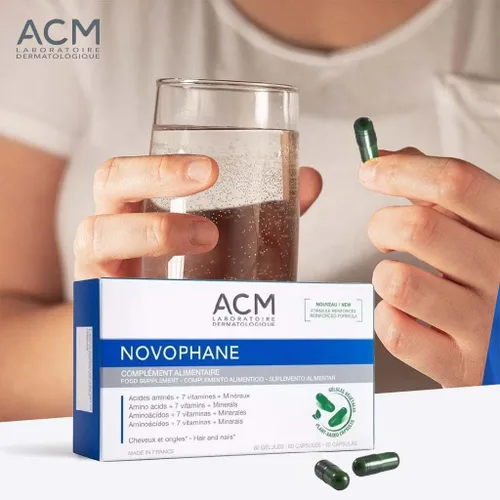 Miniatura 5 de ACM Laboratoire Novophane Caps Anti Hair Loss Alopecia Treatment Nails Fragility Skin Capital
