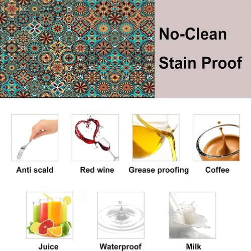 Miniatura 4 de Mantel para mesa plegable, funda impermeable para mesa de pícnic, para mesas de 6 pies, borde elástico, cubierta de plástico para picnic