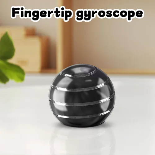 Miniatura 6 de Kryfa - Juguete cinético de escritorio de 1.54 pulgadas, regalo para adultos con TDAH y alivio del estrés, color negro Juguetes de escritorio
