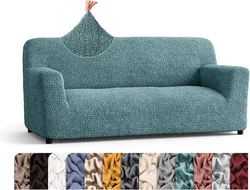 Miniatura 62 de PAULATO BY GA.I.CO. Funda para Silla - Funda para Sillón - Funda para Sillón - Funda de Tela Suave - Protector de Muebles Elegante de Ajuste Ceniza