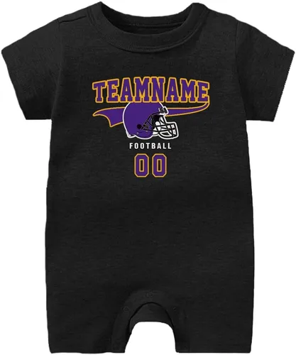 Miniatura 26 de Traje de fútbol personalizado para bebé, hace que tu bebé nombre y número de ropa de fútbol regalos