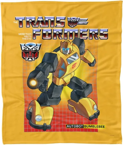 Miniatura 9 de LOGOVISION Transformers Bumblebee - Manta polar de 36 x 58 pulgadas