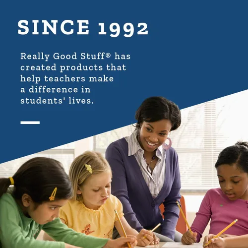 Miniatura 3 de Really Good Stuff Pizarras de borrado en seco con líneas intermedias de dos caras