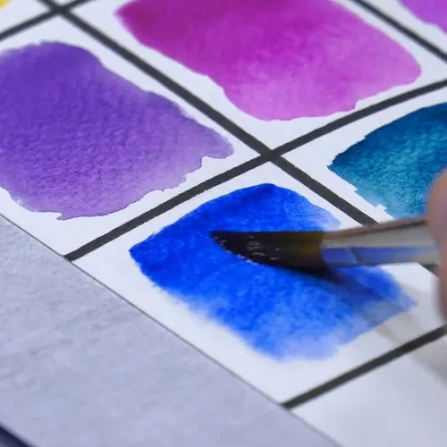 Miniatura 5 de Soho Urban Artist E-Z Lift Artist - Juego de 36 sartenes para acuarelas profesionales con colores ricos y brillantes para pintores, artistas