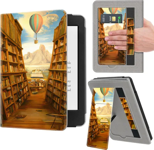 Miniatura 15 de VORI Funda con soporte para Kindle Paperwhite de 7"/6.8" (12ª/11ª generación-2024/2021) y Kindle colorsoft Signature Edition, funda protectora