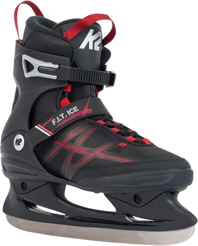 Miniatura 5 de K2 F.I.T Patines de Hielo Negro/Rojo
