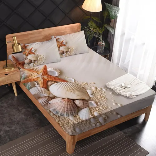 Miniatura 2 de Juego de sábanas tamaño individual: sábanas y fundas de almohada, sábanas y fundas de almohada, microfibra suave y bolsillo profundo y patrón sin
