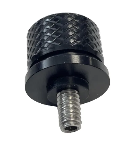 Miniatura 5 de Spread Eagle - Perno de asiento trasero de aluminio moleteado grande 1/4-20 para Harley Davidson 1996-2024+. Hecho a medida en los Estados Unidos