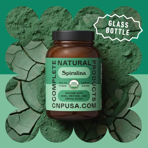 Miniatura 4 de Cápsulas de polvo de espirulina verde azul hawaiano pura, cápsulas de 470 mg, 100 píldoras, sin OMG, naturales
