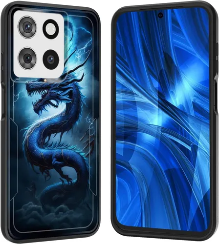 Miniatura 147 de Funda para Moto G 5G 2023, [probada en caídas de grado militar], resistente, resistente, resistente, a prueba de golpes, funda protectora