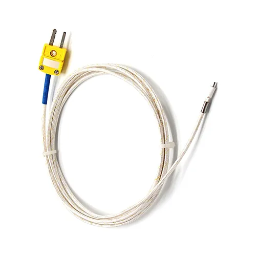Miniatura 3 de T-PRO Cable de termopar tipo K para fibra de vidrio de muy alta temperatura (32.0-1,832.0 °F) (cable de 1M)