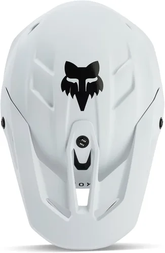 Miniatura 4 de Fox Racing Casco de motocross para jóvenes V3, bicicleta de tierra, blanco mate, talla M