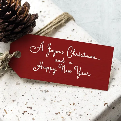 Miniatura 5 de Sellos transparentes con palabras de Feliz Navidad para hacer tarjetas y llevar diario, sellos de goma con palabras de Feliz Año Nuevo, sellos