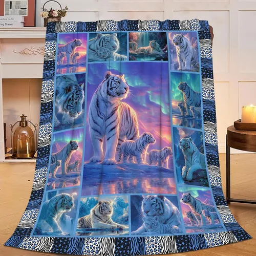 Miniatura 129 de Manta de Foca del Océano, Regalos de Focas para Niños, Niñas, Adultos, Mujeres y Hombres, Suave, Acogedora, Cálida, Felpa Esponjosa, Mullida