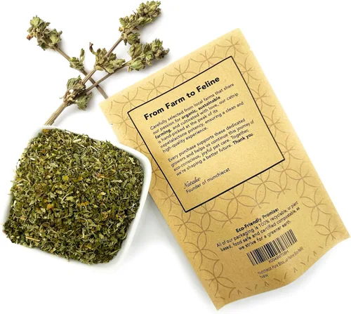 Miniatura 7 de Feline Fantasy Blend, Silvervine: hierba gatera americana orgánica certificada por USDA con Silvervine Matatabi, 1 taza de recambio – Respetuoso