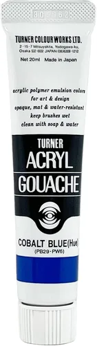 Miniatura 22 de Turner's AG020350 Gouache acrílico, color japonés, color agua dulce (Usuzuiro), 0.7 onzas líquidas (0.7 fl oz) (Nº 6)