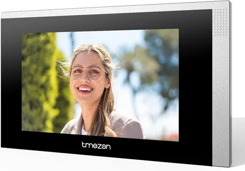 Miniatura 10 de TMEZON Timbre con sistema de videoportero WiFi con cámara y monitor de 7 pulgadas, teléfono IP con cable de video portero 1080P