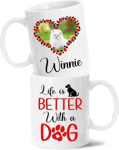 Miniatura 10 de Personalized Dog Dad Name Mug, Dog Lover Tea Cup Gift, Dog Father's Coffee Mug, Dog Daddy Gifts For Dog Lover, Custom Dog Dad Mug With Photo, Dog