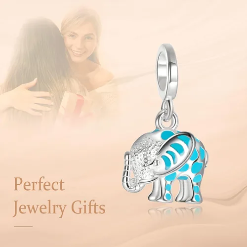 Miniatura 3 de Annmors Joyería de viaje en el mar para mujer, cuentas colgantes de plata de ley 925 con circonita cúbica, cuentas de joyería para niña, regalos