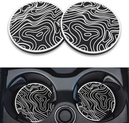 Portavasos para automóvil, inserto de portavasos de silicona, portavasos antideslizantes universales, accesorios para el interior del automóvil para