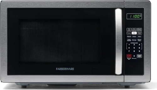 Miniatura 9 de Farberware - Horno microondas de encimera de 1.3 pies cúbicos – 1000 vatios de potencia, configuraciones de cocción automática, descongelación
