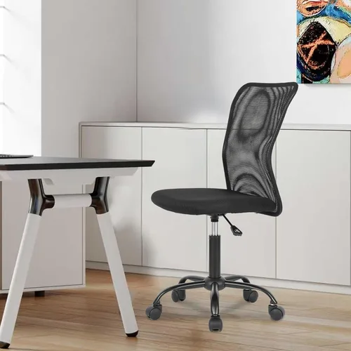 Miniatura 2 de Silla de escritorio ergonómica de malla para computadora, respaldo moderno ejecutivo, soporte para la espalda media, silla giratoria y basculante