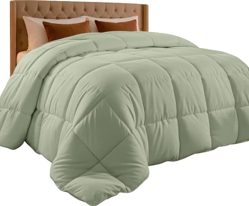 Miniatura 26 de Utopia Bedding - Juego de edredones de plumón con inserción de edredón acolchado con esquinas y pestañas, edredones alternativos cosidos en caja
