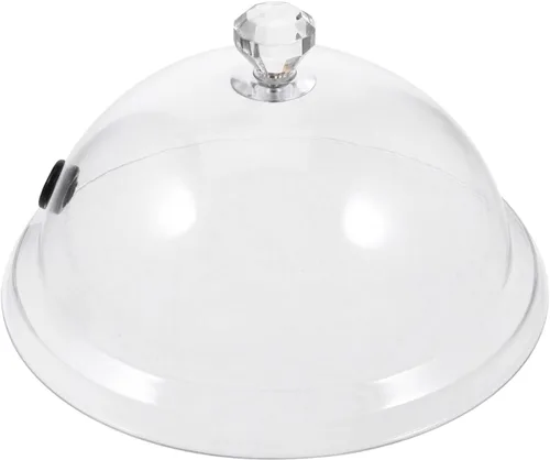 Miniatura 9 de Hemoton 2pcs cúpula de plástico para platos, vasos, cuencos, infusor Cloche, infusor accesorio tapa